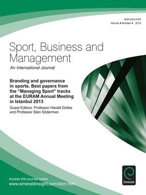 cover image of Sport, Business and Management: An International Journal, Volume 4, Issue 4